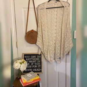 open knit  sweater